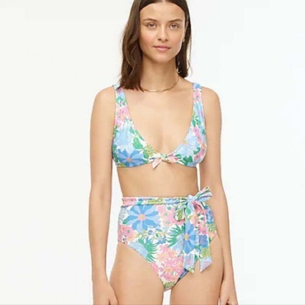 J.Crew Eco Bikini Fairy Floral Set Size L